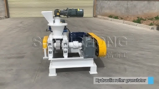 Máy tạo hạt lăn thủy lực Máy tạo hạt lăn khô Nhà máy sản xuất phân bón hữu cơ