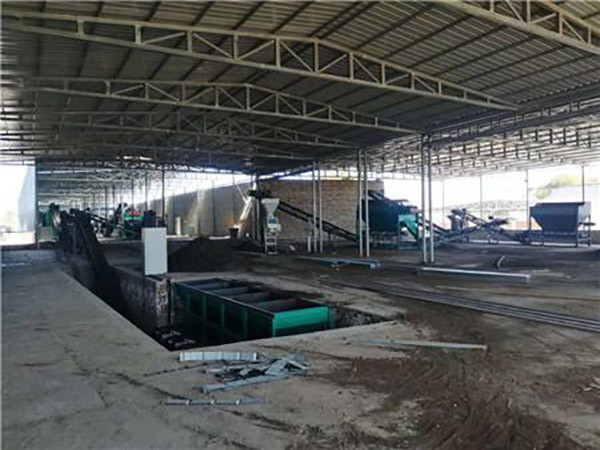Dây chuyền sản xuất viên nén làm phân bón hữu cơ 5 tấn / giờ Chất thải chăn nuôi