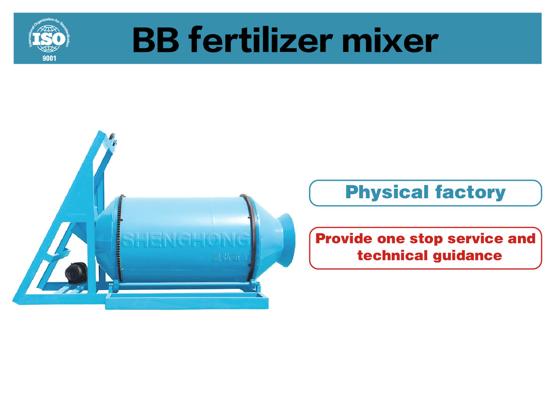 Máy trộn phân bón BB với quy trình chống sốc 2 giai đoạn, Phạm vi trộn 10-60kg
