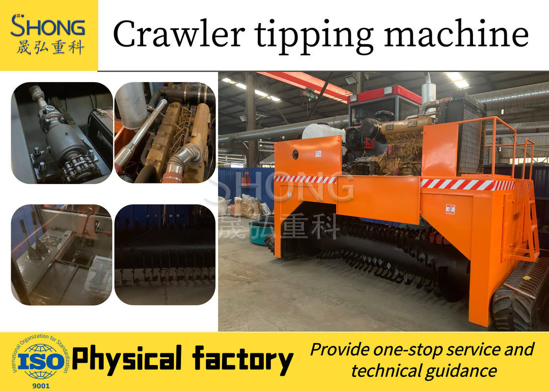 Thiết bị lên men Crawler Turner Dầu diesel Loại nhiên liệu