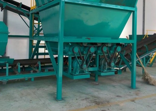 Đường dây sản xuất phân bón hữu cơ bò Full Auto 10t / h dây chuyền sản xuất phân bón hữu cơ