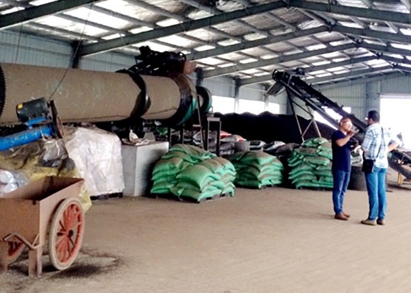 10TPH dây chuyền sản xuất phân bón hữu cơ cho nhà kho Granulator phân bón hữu cơ