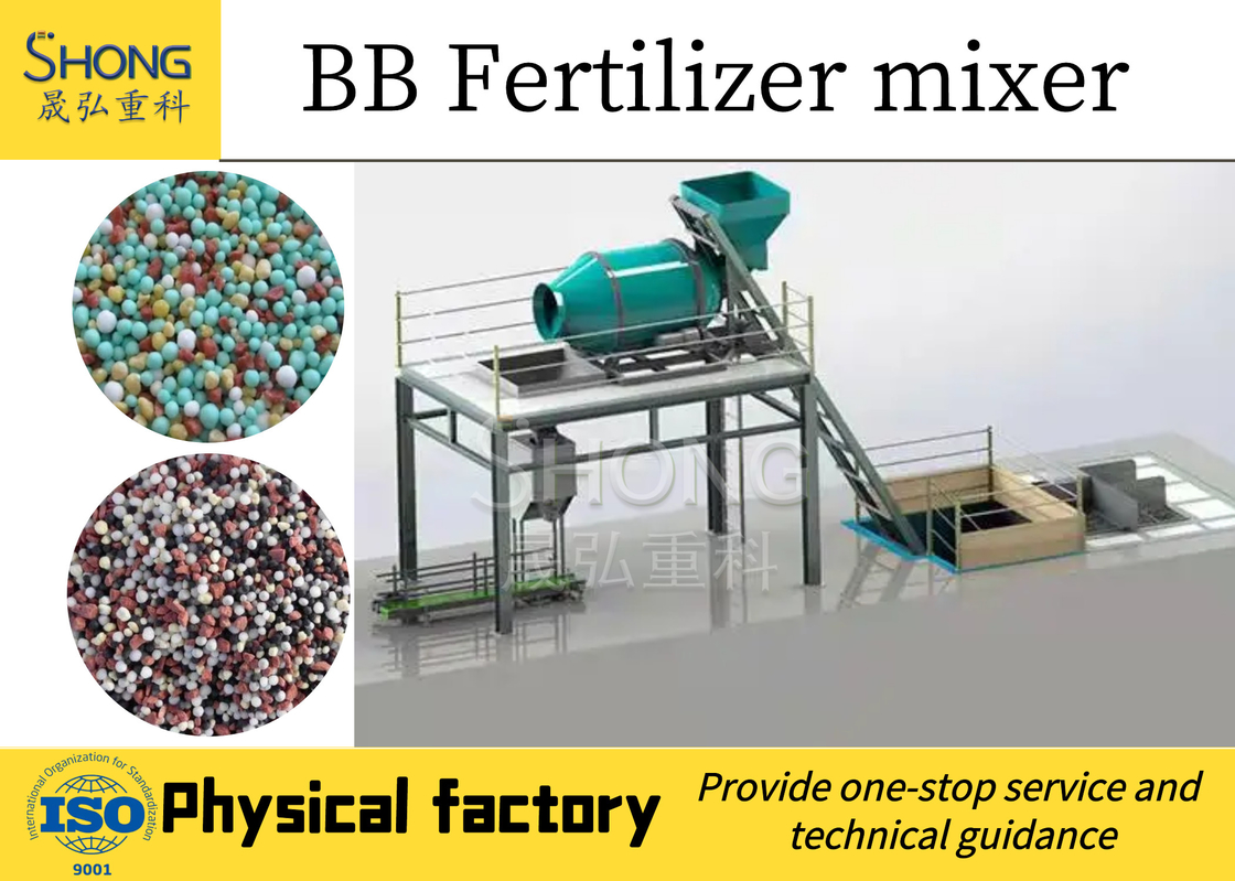 BB phân bón Bulk Blender sản xuất dây chuyền máy để làm phân bón phân bón