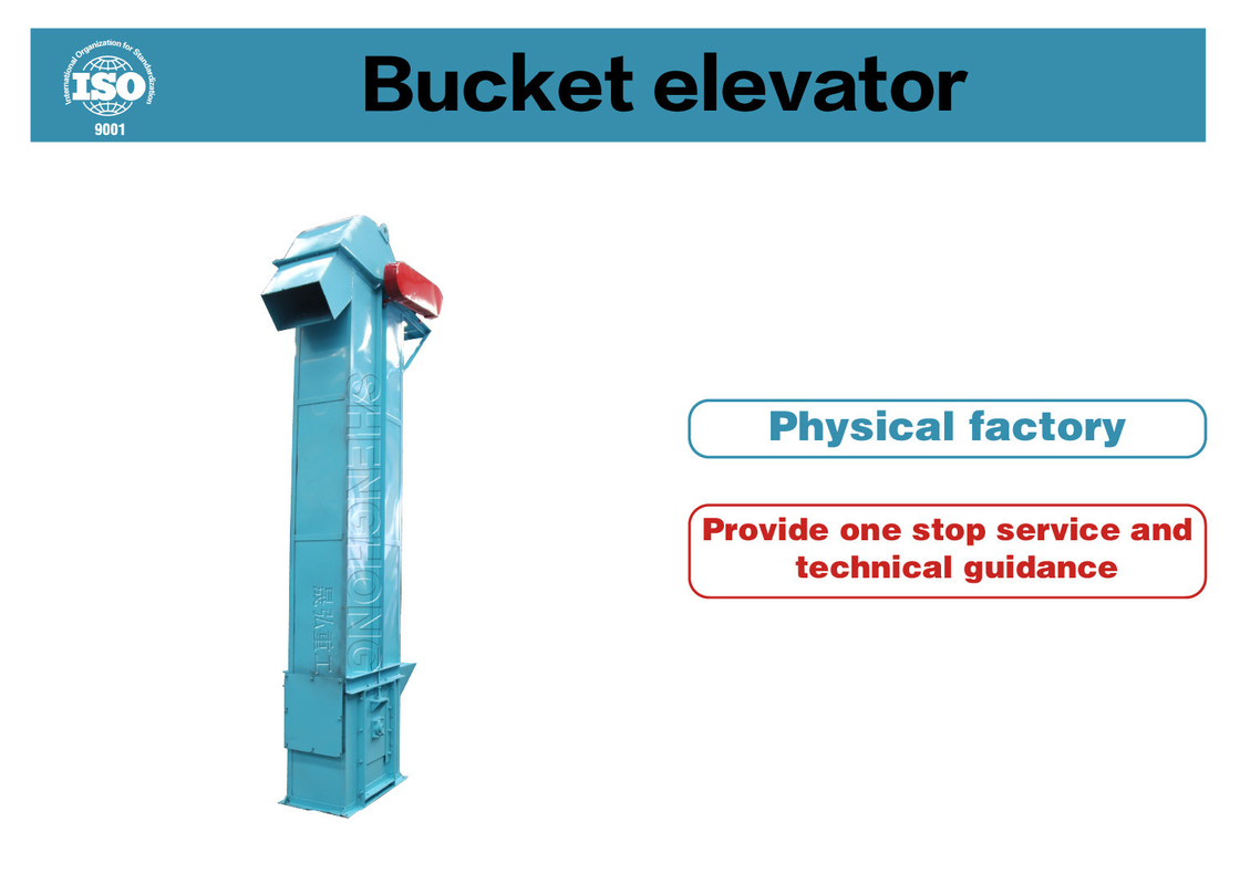 Load Capacity bucket thang máy máy vận chuyển có thể được tùy chỉnh cho dây chuyền sản xuất của bạn