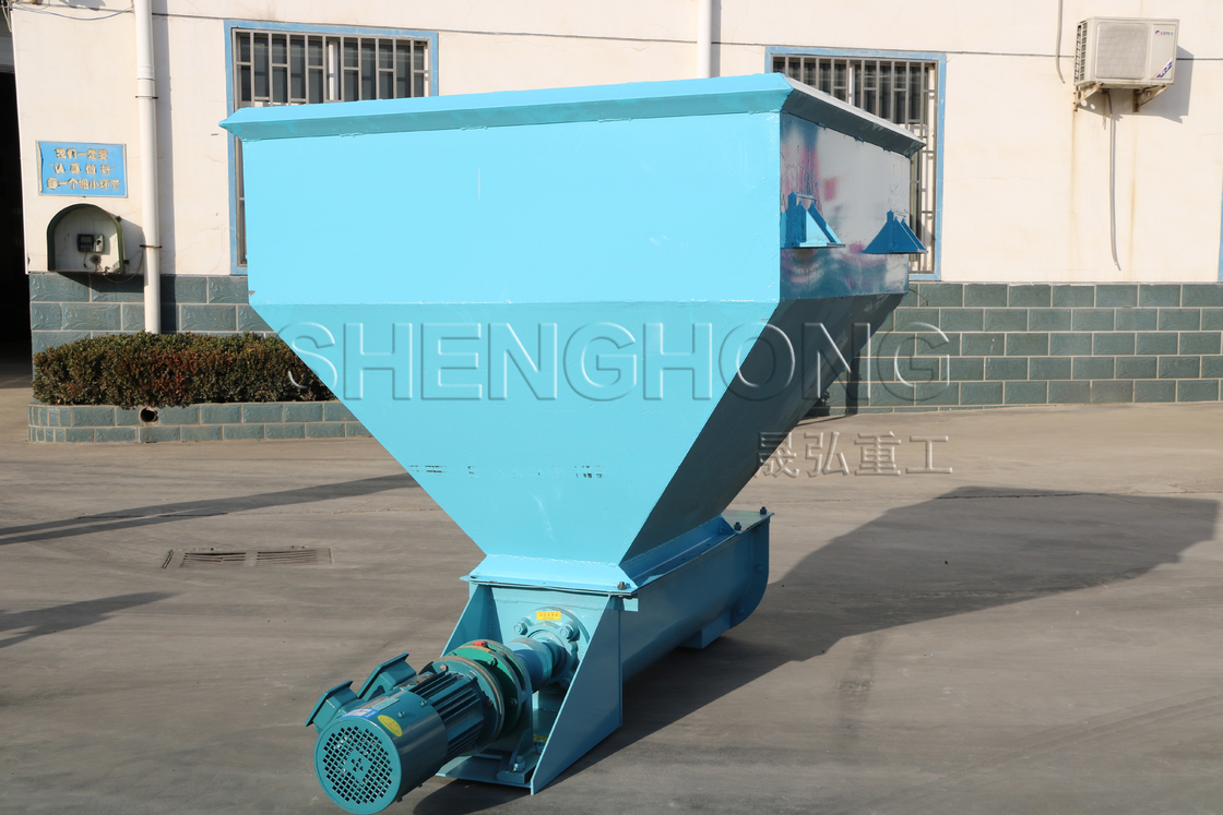 Sản xuất phân bón hữu cơ dây chuyền cho ăn tự động cho ăn đều Capacity 1-20t / h Màu xanh