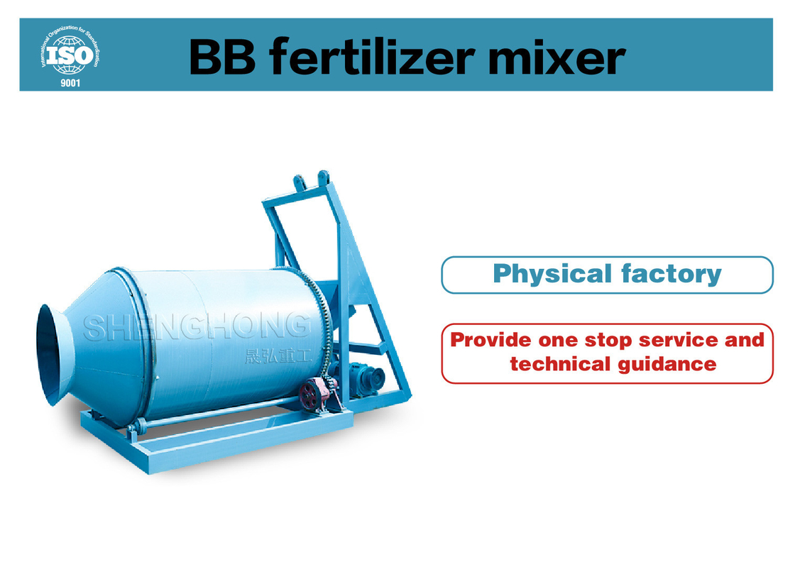 Máy trộn phân bón BB với quy trình chống sốc 2 giai đoạn, Phạm vi trộn 10-60kg
