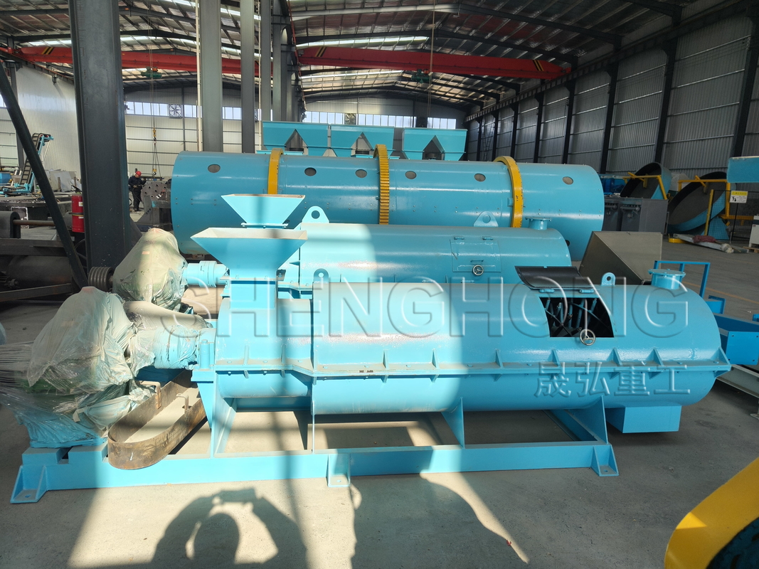 Ủ phân hữu cơ Máy tạo hạt phân gà Phân chuồng Điện áp 380V