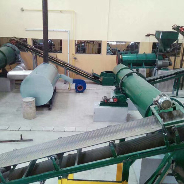 10TPH dây chuyền sản xuất phân bón hữu cơ cho nhà kho Granulator phân bón hữu cơ