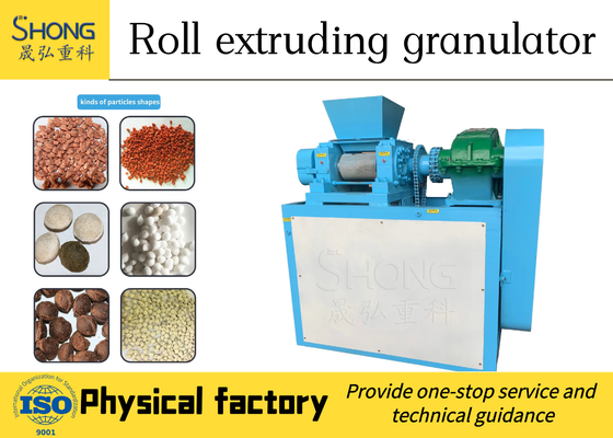 Phân hợp phân bón Rotor Diameter Roller Press Granulator For Oblate Granules Thiết bị sản xuất hạt