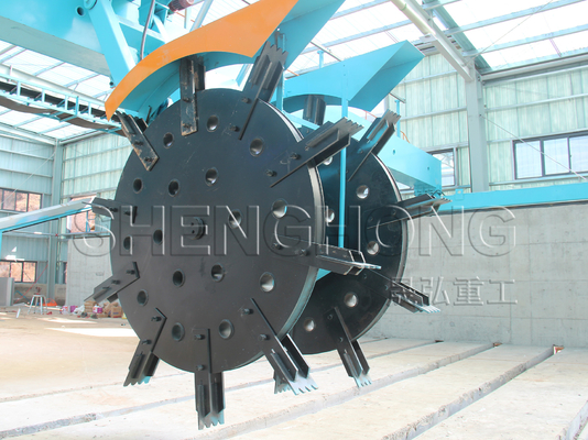 Thiết bị lên men Crawler cho máy quay phân bón loại rãnh 1,68m Công nghệ rãnh sâu