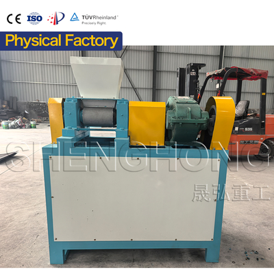 Máy tạo hạt trục kép cho phân bón hữu cơ công suất 1-2T/H