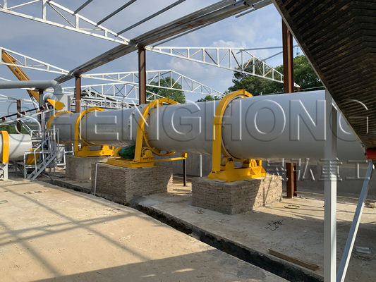 Máy hạt phân bón hữu cơ cho phân bò 1-20T/H