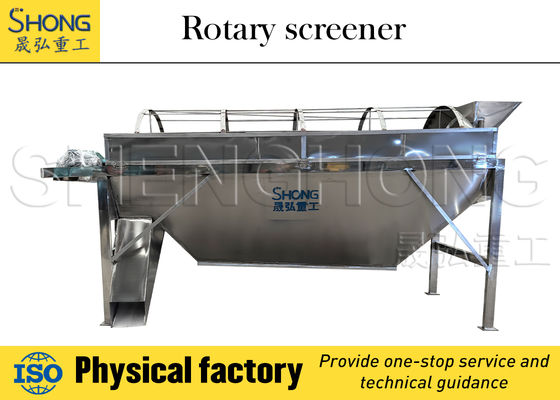 11KW Power 400mm Max Feeding Size Chi tiết chính xác Vibratory Screening Equipment và Rotary Screening Machine