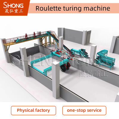 Máy lật phân loại bánh xe - Hệ thống trục kép, Lên men nhanh, Tiết kiệm năng lượng