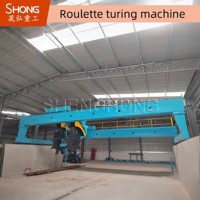 Loại bánh xe compost Turner - sâu 1.6m đống, 12m chiều rộng, hiệu quả cao