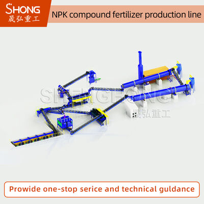 Compact Footprint NPK Fertilizer Production Line with Flexible Formulation and Low Investment Cost