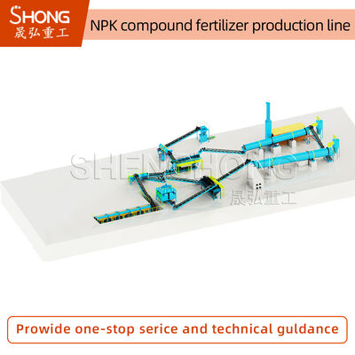 Đường dây sản xuất phân bón NPK / Nhà máy phân bón NPK để sản xuất viên