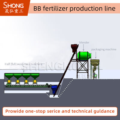 Đường dây sản xuất phân bón BB và vật liệu thép carbon hoặc thép không gỉ