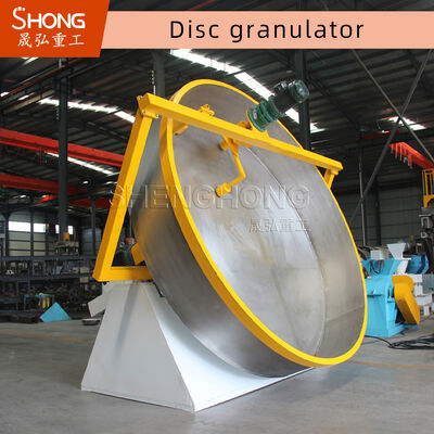 Máy tạo hạt phân bón đĩa để sản xuất phân bón hỗn hợp