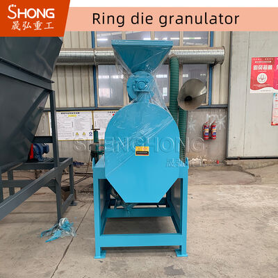 Dòng sản xuất phân bón hữu cơ thép carbon 8t / h 75kw