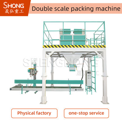Máy đóng gói phân hữu cơ với tốc độ 180-240 túi/giờ, kết cấu thép không gỉ và cân tự động, đóng gói