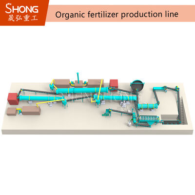 Npk Compost Phân bón hữu cơ Nhà máy Dây chuyền sản xuất phân bón hữu cơ