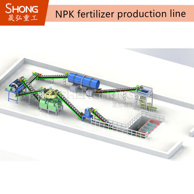 Nhà máy phân bón NPK hoàn chỉnh để sản xuất viên chất lượng cao
