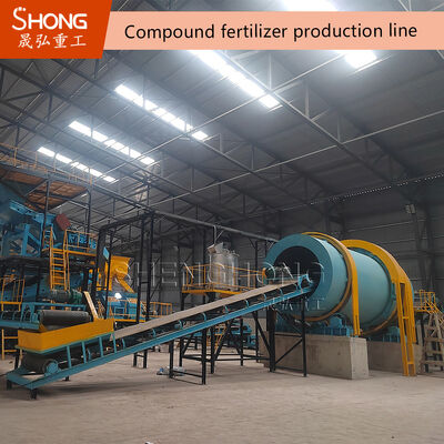 Máy tạo hạt trống quay 380V cho phân bón NPK 3-8mm