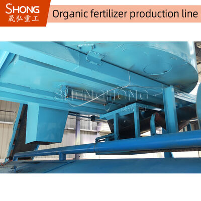 10.000 TPY Groove Type Compost Windrow Turner cho dây chuyền sản xuất phân bón hữu cơ 1-15mm