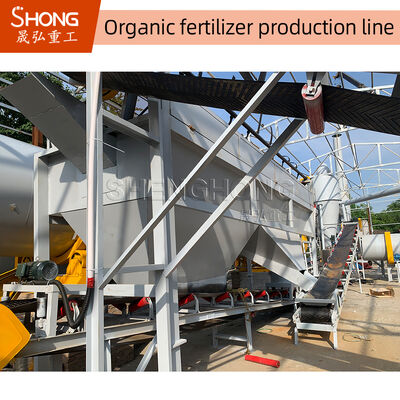 Dây chuyền sản xuất phân hữu cơ ủ phân hoàn toàn tự động