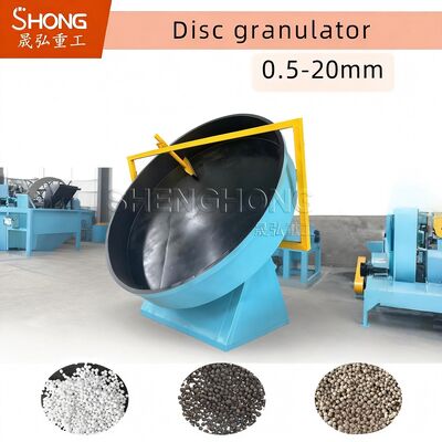 Nhà máy sản xuất phân bón hữu cơ đĩa 22kw với công suất 5-7 tấn/giờ và hạt hình quả bóng