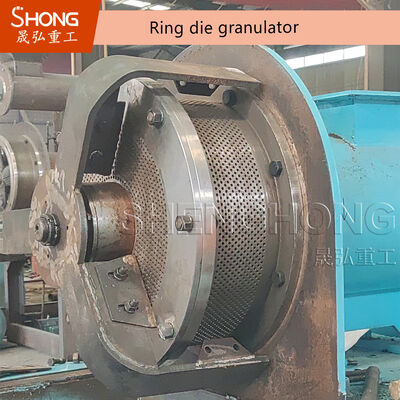 Máy tạo hạt phân hữu cơ đúc kép công suất 30kw và năng suất 4-6 tấn/giờ để sản xuất viên nén hiệu quả