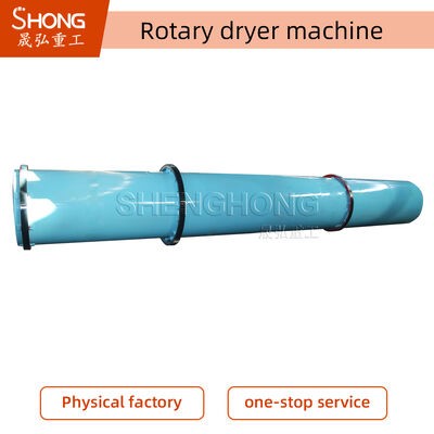Máy sấy trống quay công nghiệp với độ nghiêng 2-5° và dải nhiệt độ 50-600°C cho ngành khai thác mỏ và hóa chất