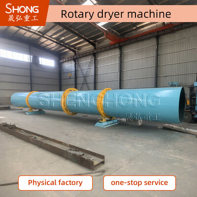 Máy sấy trống xoay xử lý phốt pho với nhiệt độ 50-600 °C và tốc độ 8r/min để sấy khô hiệu quả