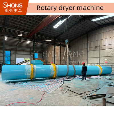 Máy sấy trống xoay có công suất cao 1-50t / h với cấu trúc thép carbon / thép không gỉ và nhiều nguồn nhiệt