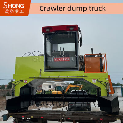 Máy đảo phân hữu cơ chạy dầu diesel bằng thép carbon có nâng thủy lực để sản xuất phân bón hiệu quả