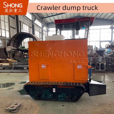Máy diesel năng suất cao Crawler Turner Thiết bị phân bón lên men cho chất thải hữu cơ