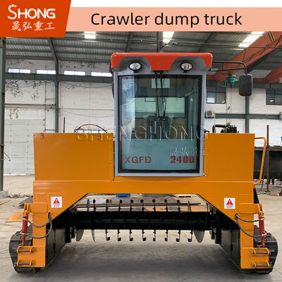 2600mm Compost Width Diesel Oil Fuel Fermentation Compost Equipment với tốc độ 2800r/min cho sự phân hủy chất thải hữu cơ hiệu quả