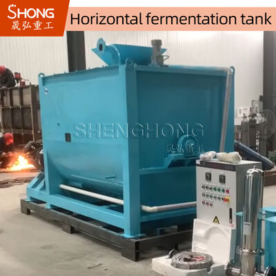 Thiết bị phân bón hoàn toàn tự động 304 thép không gỉ PLC điều khiển từ xa Fermentation compost cho sản xuất phân bón hữu cơ