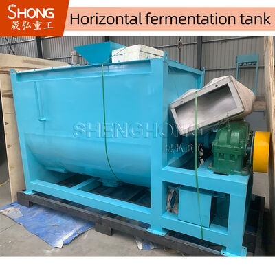 2CBM Capacity Carbon Steel Fermentation Compost Equipment with 800*350mm Outlet and Ra <0.4mm Surface for Organic Fertilizer Production (Thiết bị phân bón phân bón thép cacbon với 800*350mm Outlet và Ra <0.4mm bề mặt để sản xuất phân bón hữu cơ)