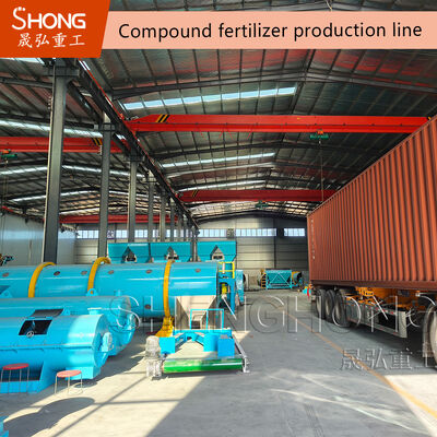 Máy tạo hạt phân bón công suất 12 tấn/giờ để sản xuất phân bón NPK hỗn hợp với hạt hình cầu 1-3mm và hàm lượng NPK có thể điều chỉnh 20%-48%