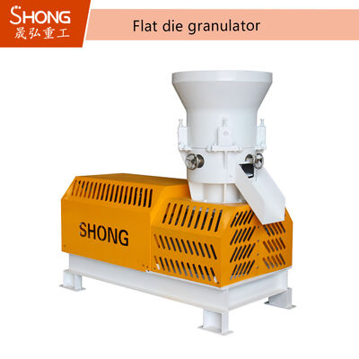 Máy ép viên khuôn phẳng để sản xuất phân bón hữu cơ với công suất 1-4 tấn mỗi giờ và tỷ lệ tạo hạt ≥95%