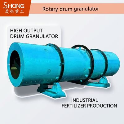 Máy tạo hạt phân bón loại trống bằng thép carbon cho sản lượng lớn