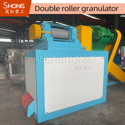 Máy tạo hạt phân bón con lăn đôi SDZ NPK với tốc độ có thể điều chỉnh và kết cấu thép cacbon để tạo hạt khô