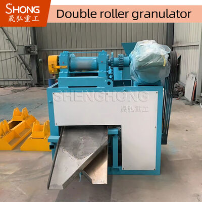 NPK Dry Chemical Powder Compound Fertilizer Granulator với Double Roller Extrusion 18.5kw Lượng và 1,5-2.5 tấn/giờ Công suất