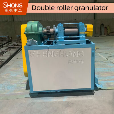 22KW Granulator phân bón cuộn kép với thiết kế trục kép và tỷ lệ hình thành 95%