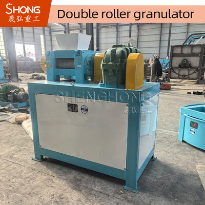Máy Granulator phân bón hóa học khô 2.5t / H Capacity 18.5kw Power Double Roller Extrusion Granulator không có công nghệ sấy khô