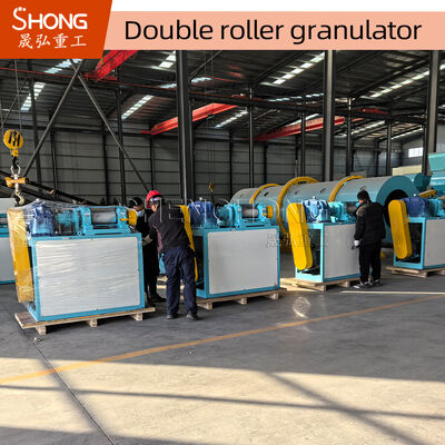 Máy Granulator phân bón loại khô Extrusion Granulator với Thép Carbon Xây dựng cho phân bón hóa học