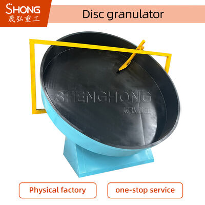 Tỷ lệ tạo hạt cao ≥95% Máy tạo hạt đĩa với thiết kế đế chắc chắn Không cần bu lông neo để vận hành êm ái