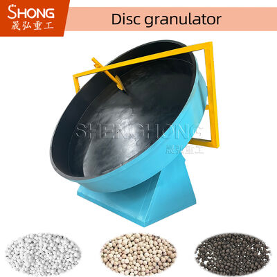 6t/h Granulator đĩa hình quả bóng để sản xuất hạt phân bón hữu cơ